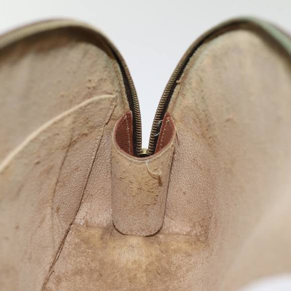 LOUIS VUITTON Monogram Trousse Demi Ronde Cosmetic Pouch M47520 LV Auth 76034 - Picture 11 of 16